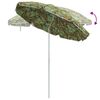 vidaXL Badparasol Kamouflage 161 x 193 cm Polyester