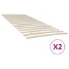 vidaXL S&auml;ngribbors&auml;ttning med 34 ribbor 2 st 90x200 cm