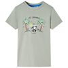 vidaXL T-shirt f&ouml;r barn ljus kaki 140