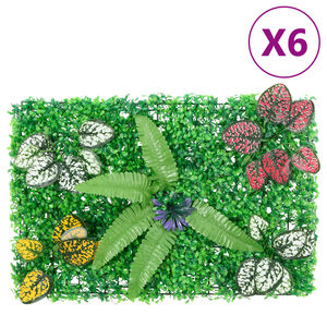 &nbsp;vidaXL Konstv&auml;xt v&auml;xtv&auml;gg 6 st gr&ouml;n 40x60 cm