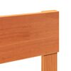 vidaXL S&auml;ngram utan madrass vaxbrun 140x190 cm massiv furu