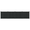 vidaXL St&auml;ngselpanel 4 st 705 x 186,5 cm WPC och aluminium Svart