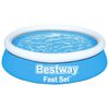 Bestway Uppblåsbar pool Fast Set rund 183x51 cm blå