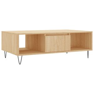 vidaXL Soffbord sonoma-ek 104x60x35 cm konstruerat tr&auml;