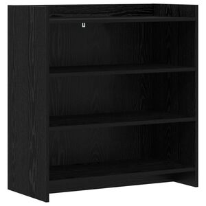 vidaXL Sideboard Svart ek 75 x 36 x 80 cm Konstruerat tr&auml;