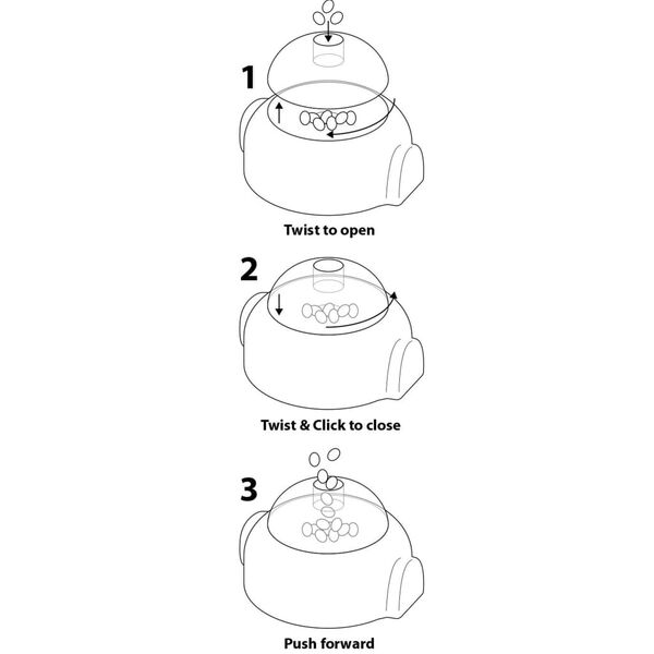 FLAMINGO Pop-up hundleksak 20x18 cm