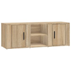 vidaXL TV-sk&aring;p sonoma-ek 100x31,5x35 cm konstruerat tr&auml;