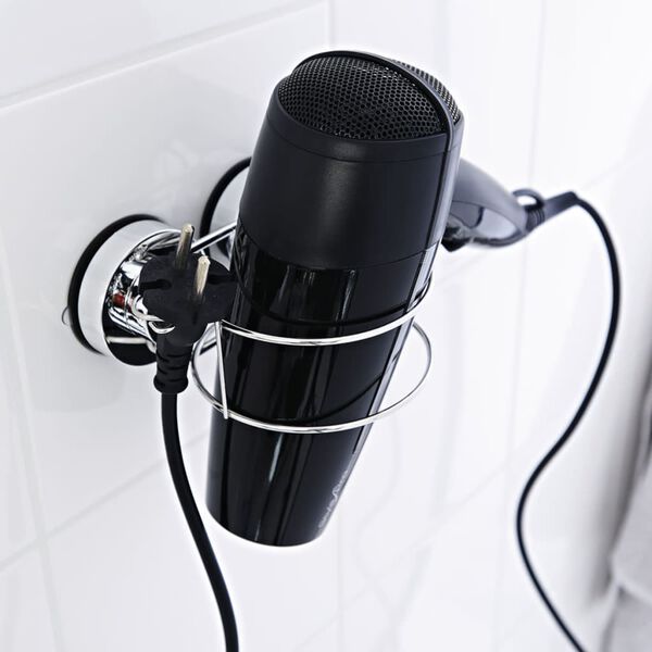 RIDDER H&aring;llare f&ouml;r h&aring;rf&ouml;n 14x12,7x6,5 krom 12070000