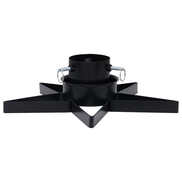 vidaXL Julgransfot svart 47x47x13,5 cm