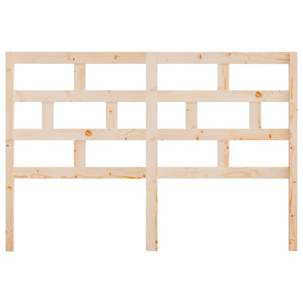 vidaXL S&auml;nggavel 126x4x100 cm massiv furu