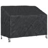 vidaXL Tr&auml;dg&aring;rdsb&auml;nkskydd Svart 134 x 70 x 65 / 94 cm 420D Oxford Tyg