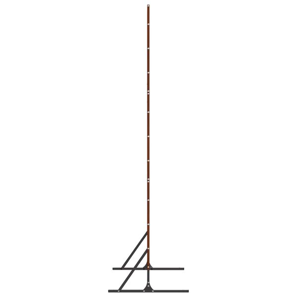 vidaXL Avsk&auml;rmningssk&auml;rm Gr&aring; 100 x 50 x 180 cm V&auml;derbest&auml;ndig st&aring;l