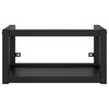 vidaXL V&auml;ggmonterad ram f&ouml;r tv&auml;ttst&auml;ll svart 59x38x31 cm j&auml;rn