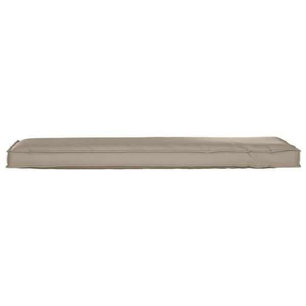 vidaXL Kudde Taupe 140 x 40 x 8 cm Oxford Tyg