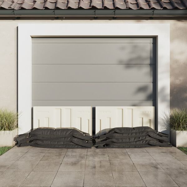 vidaXL Sands&auml;ckar 50 st m&ouml;rkgr&ouml;n 103x25 cm HDPE