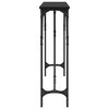 vidaXL Konsolbord Svart ek 140 x 23 x 75 cm
