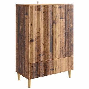 vidaXL Sideboard Gammalt tr&auml; 66 x 34,5 x 95 cm Konstruerat tr&auml;