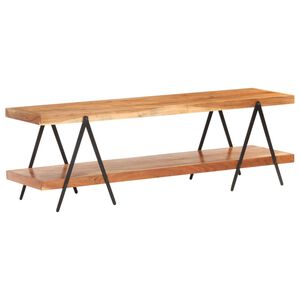 vidaXL TV-b&auml;nk 160x40x50 cm massivt akaciatr&auml;