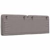 vidaXL Headboard Cushion Taupe 140 cm Fabric