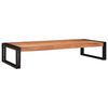 vidaXL Badrumshylla f&ouml;r Brun 120 x 50 x 23 cm Massivt Akaciatr&auml;