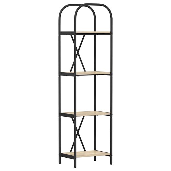 vidaXL Hyllsystem Sonoma-ek 40 x 30 x 146 cm Konstruerat tr&auml;