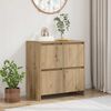 vidaXL Sideboard Artisan Ek 70 x 41 x 75 cm Konstruerat trä