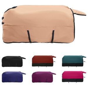 vidaXL H&auml;stdyna Cappuccino 125 cm Polyester