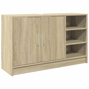 vidaXL Tv&auml;ttst&auml;llssk&aring;p sonoma-ek 90x29x55 cm konstruerat tr&auml;