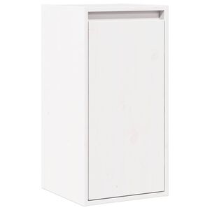 vidaXL V&auml;ggsk&aring;p vit 30x30x60 cm massiv furu