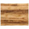 vidaXL Bordsskiva 110x80x2,5 cm levande kant massivt grovt mangotr&auml;