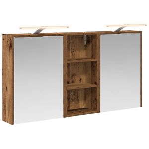 vidaXL Badrumssk&aring;psset f&ouml;r 3 pcs 116 x 16 x 62,5 cm Konstruerat tr&auml;