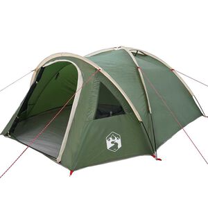 vidaXL Campingt&auml;lt med tak Gr&ouml;n 308 x 268 x 130 cm Polyester
