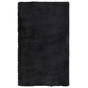 vidaXL Luvmatta med h&ouml;g lugg &rdquo;NAVARRA&rdquo; svart 60x100 cm polyester