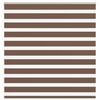 vidaXL Rullgardin zebra brun 150x100 cm tyg bredd 145,9 cm polyester