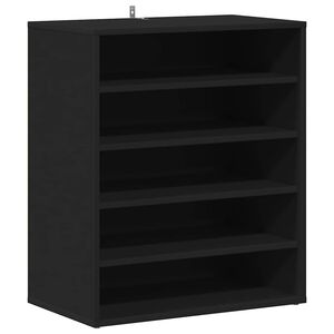 vidaXL Skosk&aring;p svart 60x35x70 cm konstruerat tr&auml;