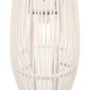 vidaXL Taklampa vit pil 40 W 25x62 cm oval E27