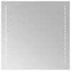 vidaXL Badrumsspegel LED 50x50 cm