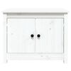 vidaXL Soffbord vit 71x49x55 cm massiv furu