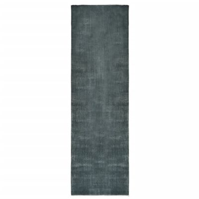 vidaXL Gångmatta tvättbar vikbar grå 60x300 cm polyester
