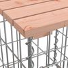 vidaXL Tr&auml;dg&aring;rdsb&auml;nk gabion-design 103x31,5x42 cm massivt douglastr&auml;