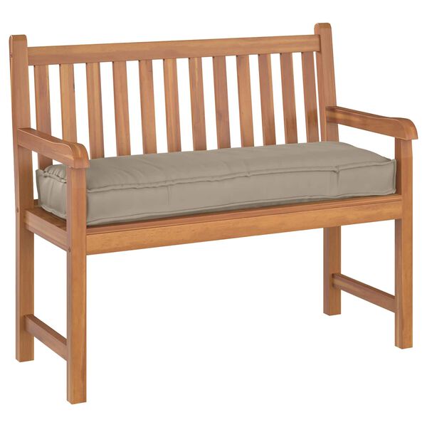 vidaXL Kudde Taupe 120 x 40 x 8 cm Oxford Tyg