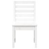 vidaXL Trädgårdsstolar 2 st vit 50x48x91,5 cm massiv furu