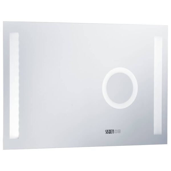 vidaXL Badrumsspegel LED med touch-sensor 100x60 cm