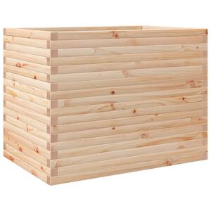 vidaXL Odlingsl&aring;da 90x60x68,5 cm massivt furutr&auml;