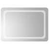 vidaXL Badrumsspegel LED 70x50 cm