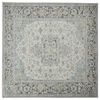 vidaXL Matta ORIZ Gr&auml;ddvit 200 x 200 cm 100% Polyester