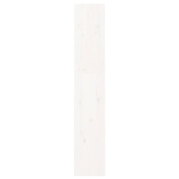 vidaXL Bokhylla/Rumsavdelare vit 60x30x167,5 cm massiv furu
