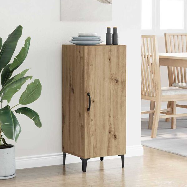 vidaXL Sideboard Artisan Ek 34,5 x 34 x 90 cm Konstruerat tr&auml;