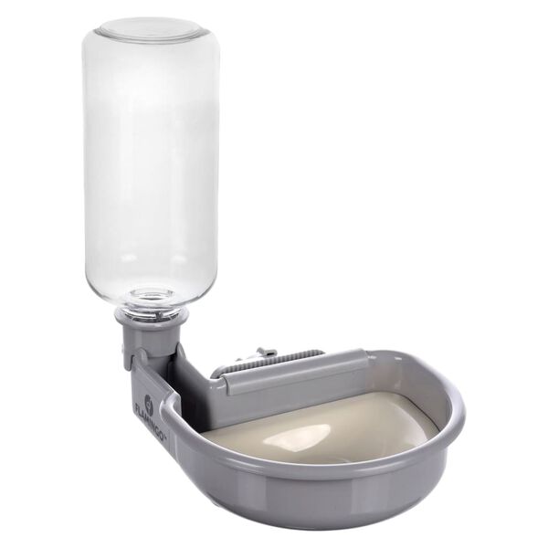 FLAMINGO Vattensk&aring;l med flaska f&ouml;r hund Diza 480ml