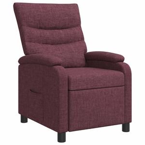 vidaXL Recliner Lila Tyg